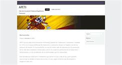 Desktop Screenshot of apeti.org.es